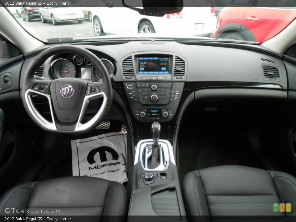 Ebony Interior Dashboard for the 2012 Buick Regal GS #78238825