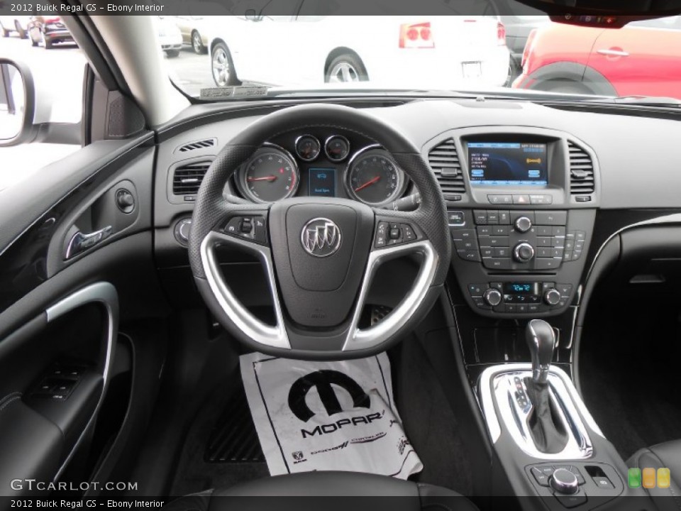 Ebony Interior Dashboard for the 2012 Buick Regal GS #78238843
