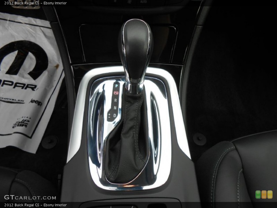 Ebony Interior Transmission for the 2012 Buick Regal GS #78238950