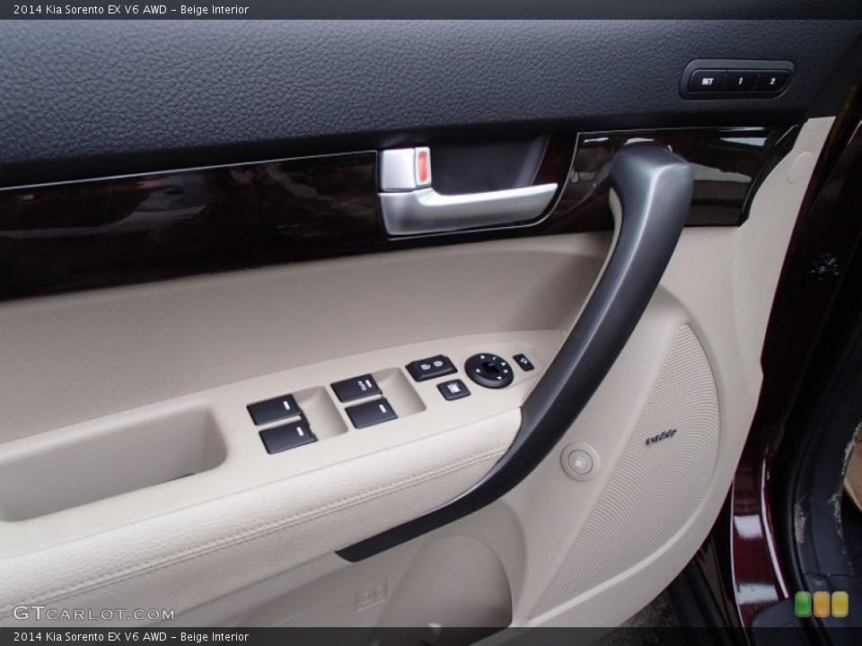 Beige Interior Door Panel for the 2014 Kia Sorento EX V6 AWD #78238998