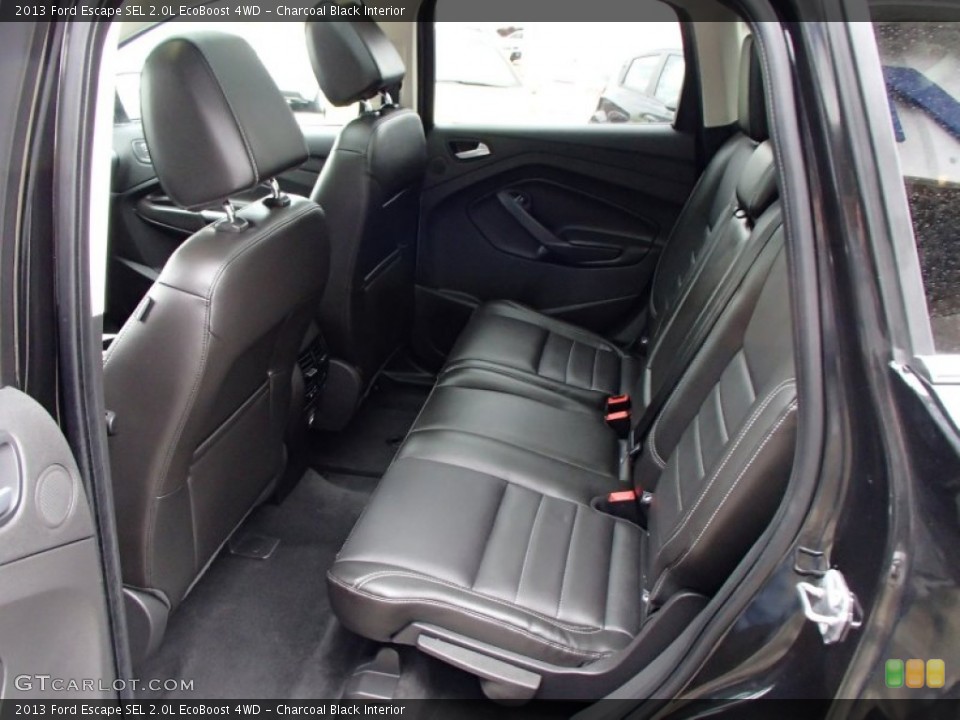 Charcoal Black Interior Rear Seat for the 2013 Ford Escape SEL 2.0L EcoBoost 4WD #78241701