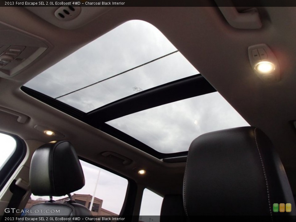 Charcoal Black Interior Sunroof for the 2013 Ford Escape SEL 2.0L EcoBoost 4WD #78241742