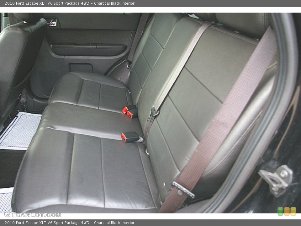 Charcoal Black Interior Rear Seat for the 2010 Ford Escape XLT V6 Sport Package 4WD #78241867