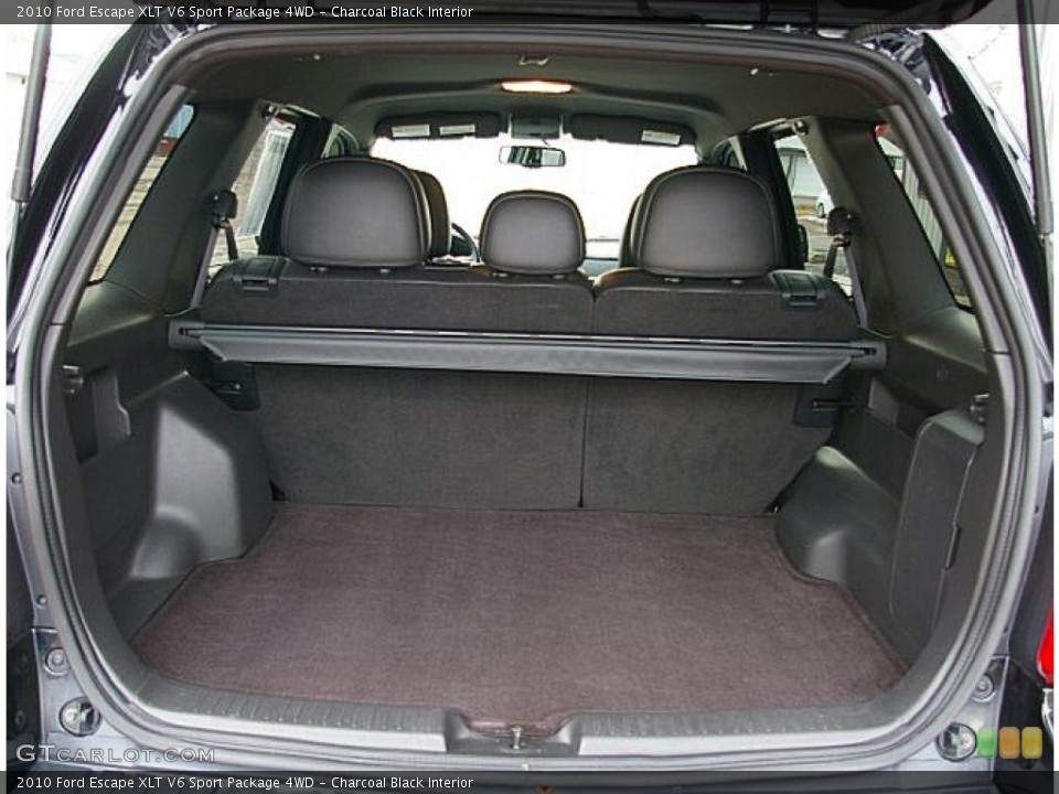 Charcoal Black Interior Trunk for the 2010 Ford Escape XLT V6 Sport Package 4WD #78242026