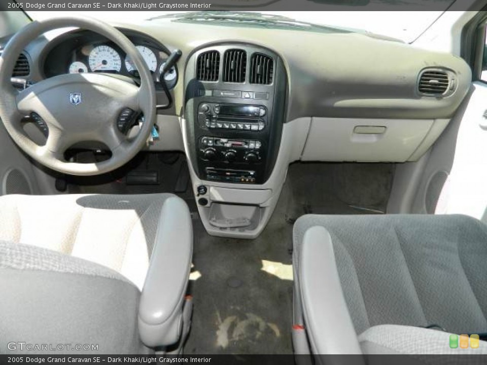 Dark Khaki/Light Graystone Interior Dashboard for the 2005 Dodge Grand Caravan SE #78242266