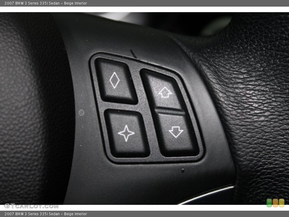 Beige Interior Controls for the 2007 BMW 3 Series 335i Sedan #78243368