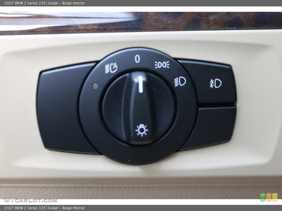 Beige Interior Controls for the 2007 BMW 3 Series 335i Sedan #78243637