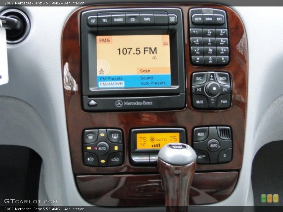 Ash Interior Controls for the 2002 Mercedes-Benz S 55 AMG #78243650