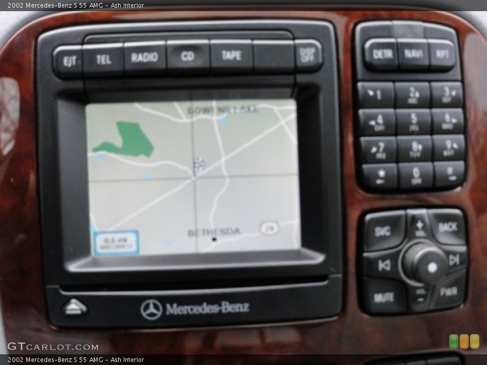 Ash Interior Navigation for the 2002 Mercedes-Benz S 55 AMG #78243661