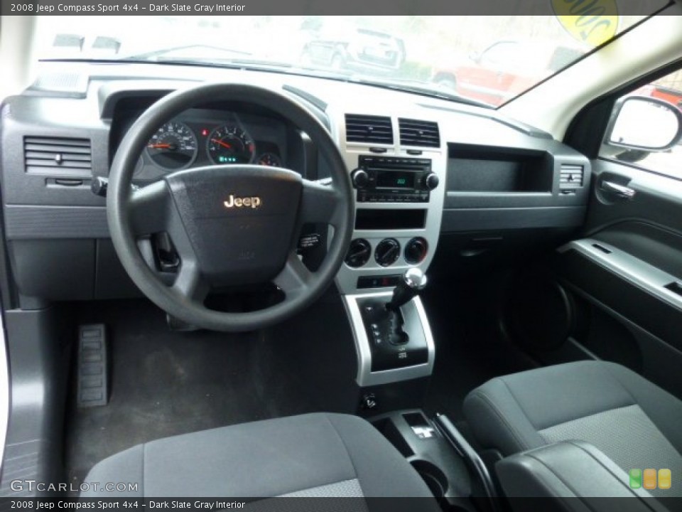 Dark Slate Gray Interior Prime Interior for the 2008 Jeep Compass Sport 4x4 #78244183
