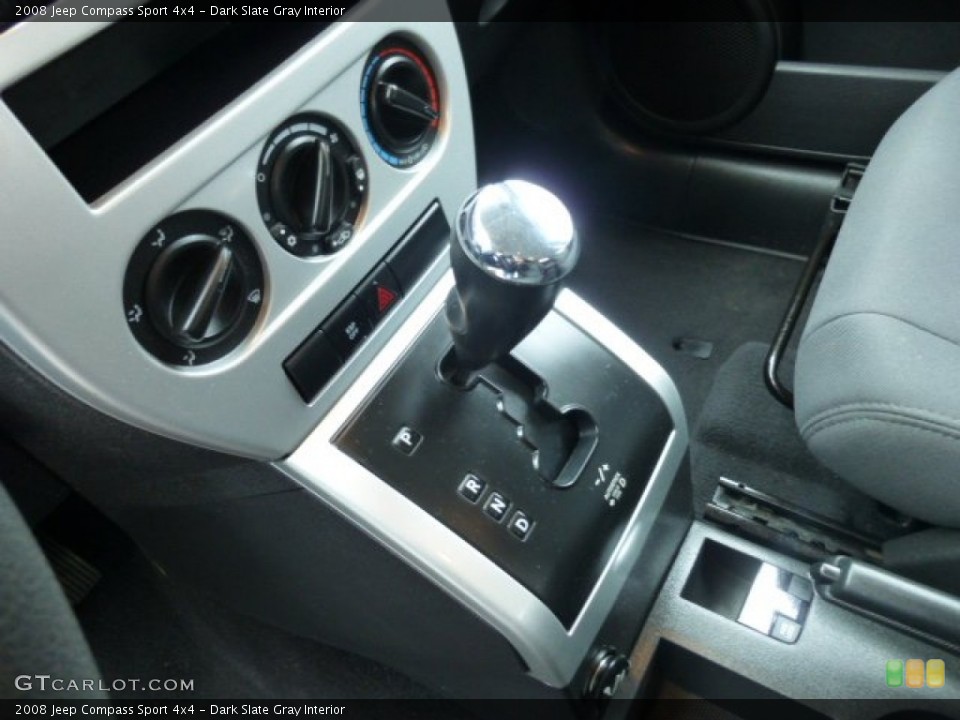 Dark Slate Gray Interior Transmission for the 2008 Jeep Compass Sport 4x4 #78244252