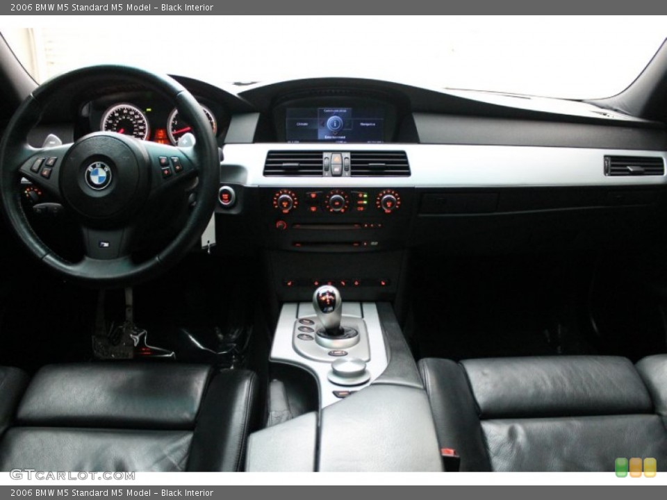 Black Interior Dashboard for the 2006 BMW M5  #78244597