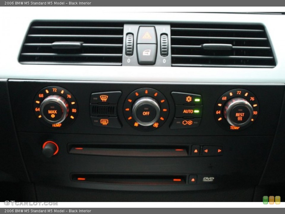 Black Interior Controls for the 2006 BMW M5  #78244618