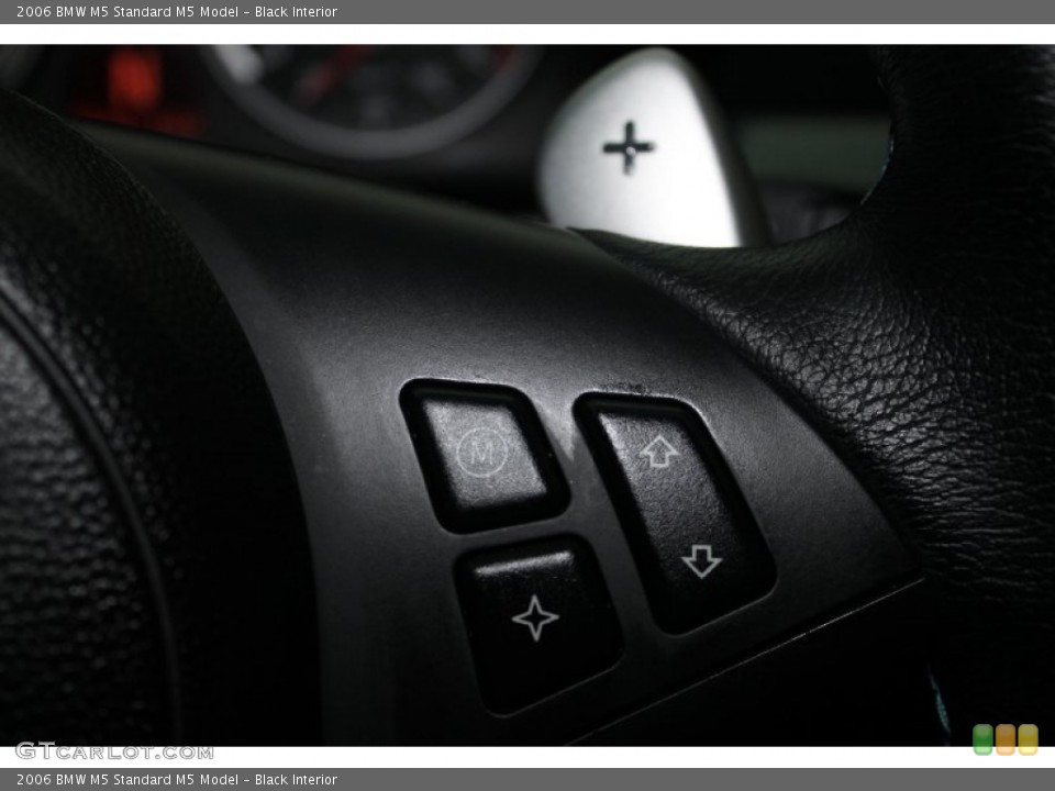 Black Interior Controls for the 2006 BMW M5  #78244696