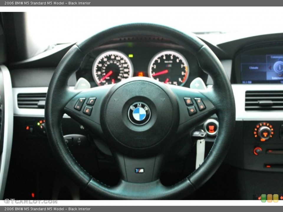 Black Interior Steering Wheel for the 2006 BMW M5  #78244747