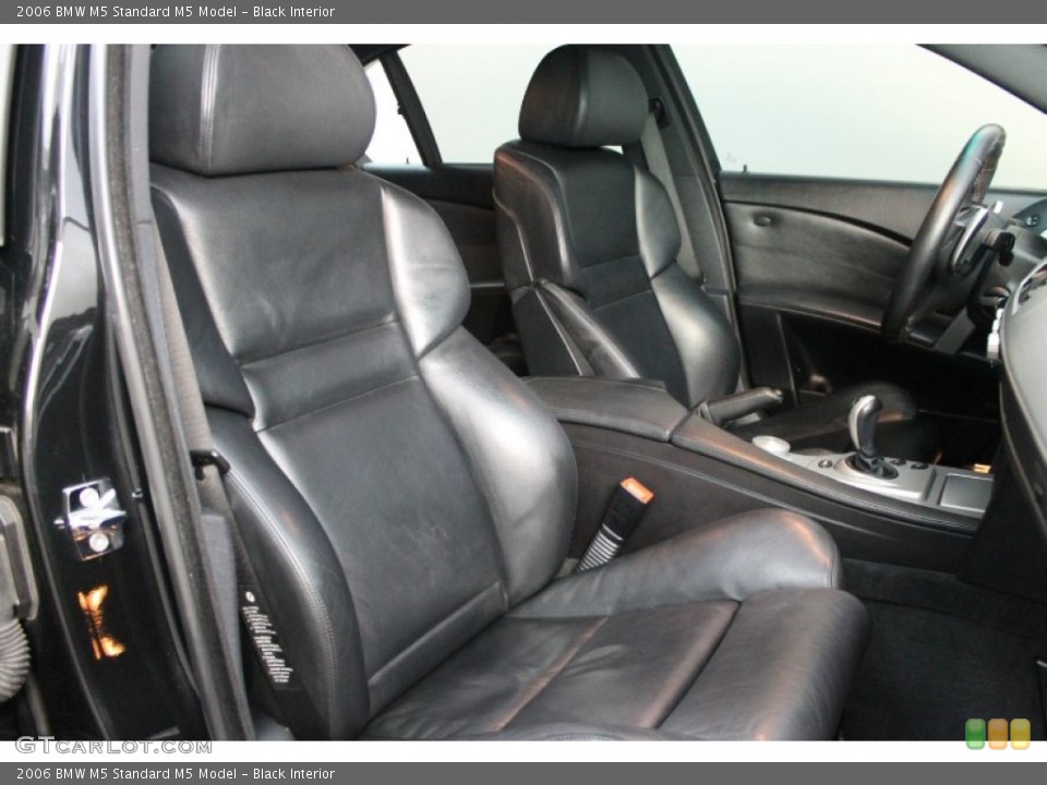 Black Interior Front Seat for the 2006 BMW M5  #78244795