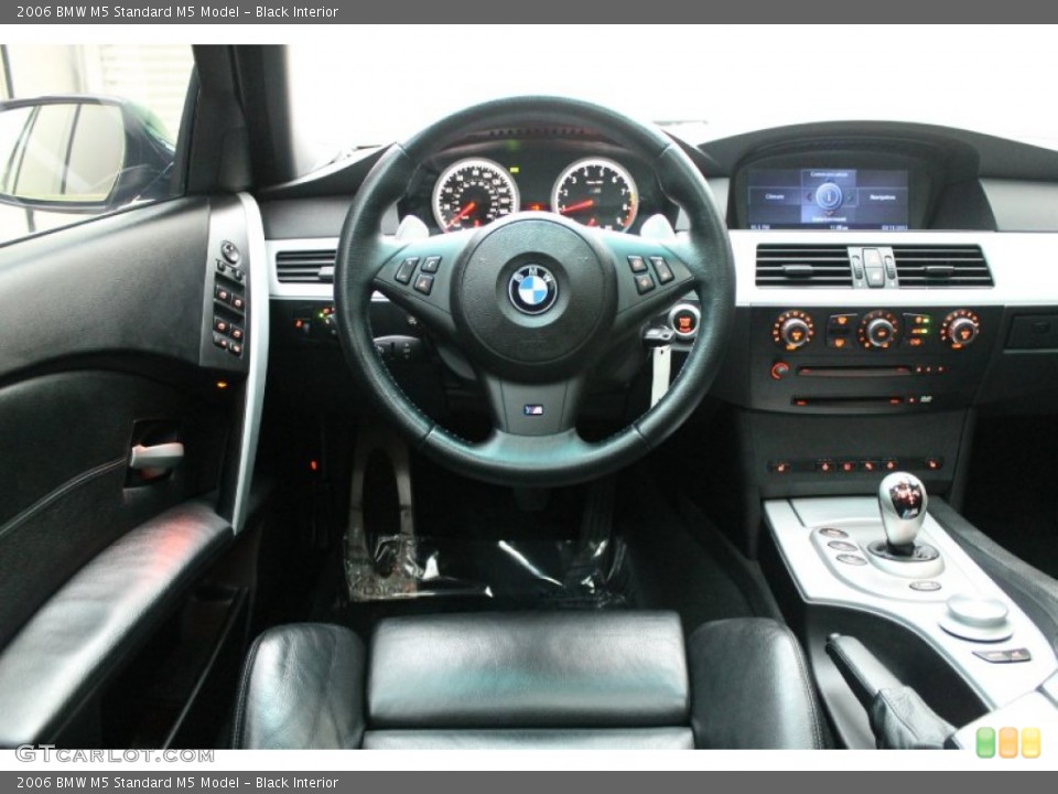 Black Interior Dashboard for the 2006 BMW M5  #78245035