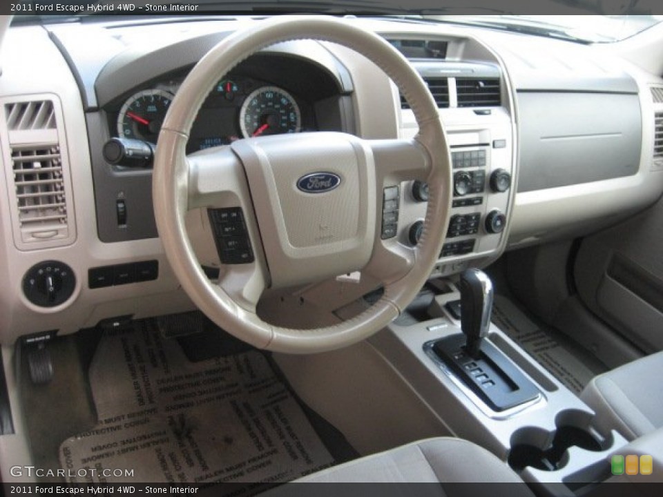 Stone Interior Photo for the 2011 Ford Escape Hybrid 4WD #78245249