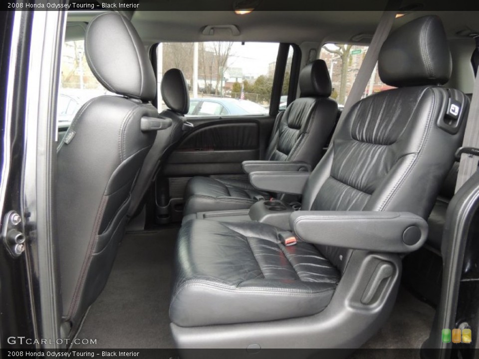 Black Interior Rear Seat for the 2008 Honda Odyssey Touring #78245832