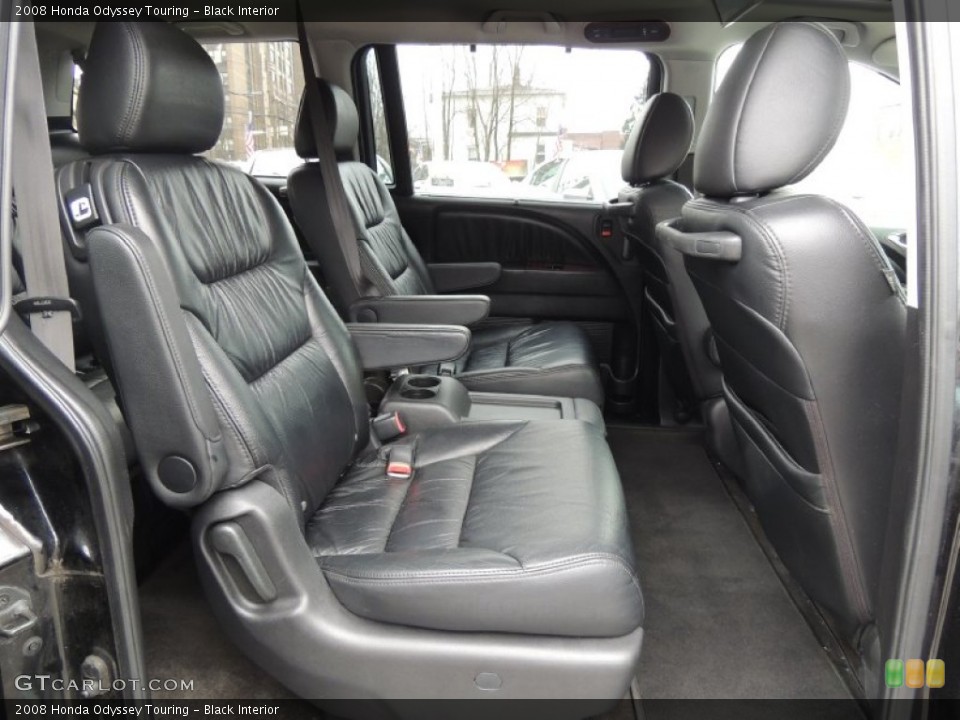 Black Interior Rear Seat for the 2008 Honda Odyssey Touring #78245872