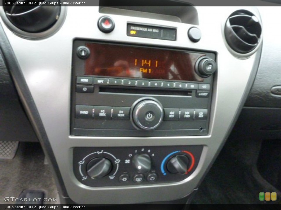 Black Interior Controls for the 2006 Saturn ION 2 Quad Coupe #78245920