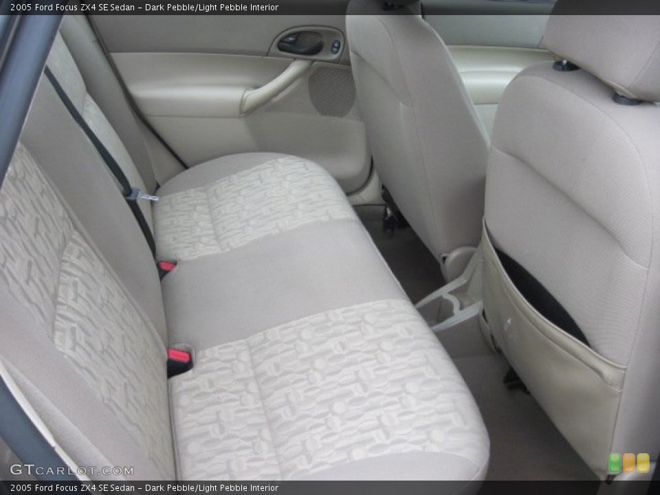 Dark Pebble/Light Pebble Interior Rear Seat for the 2005 Ford Focus ZX4 SE Sedan #78245939
