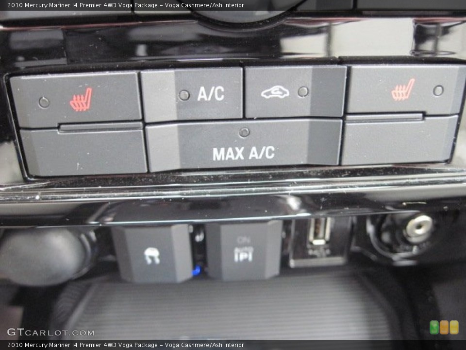 Voga Cashmere/Ash Interior Controls for the 2010 Mercury Mariner I4 Premier 4WD Voga Package #78246598