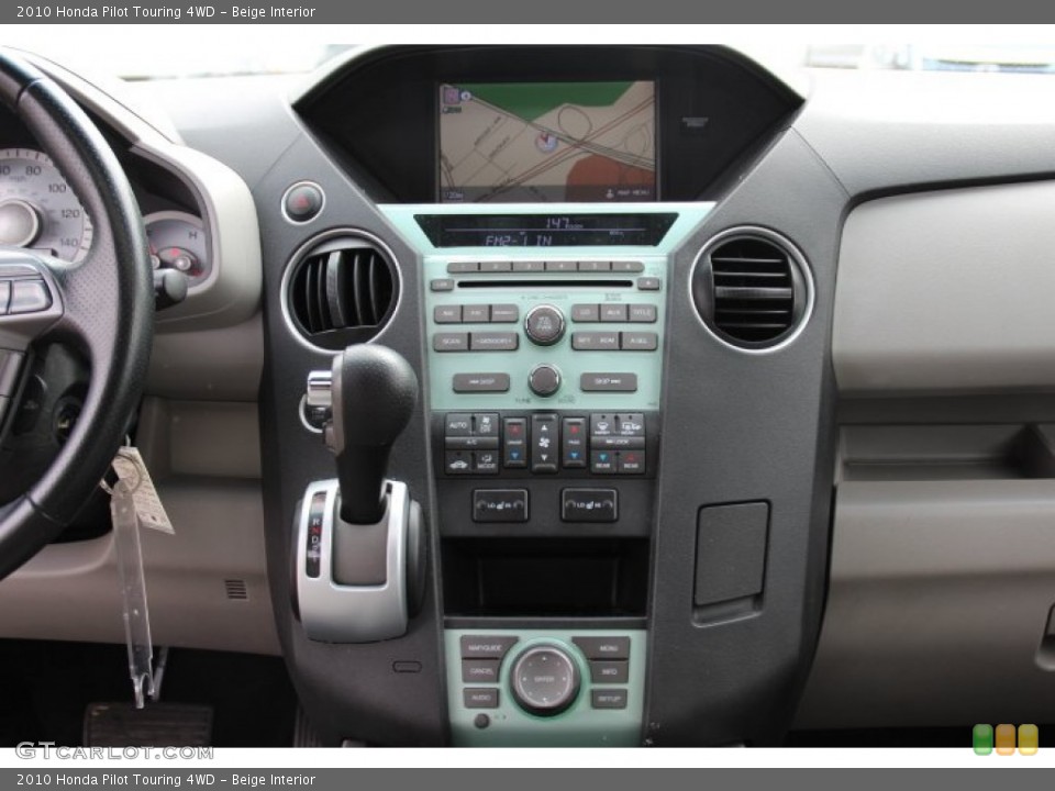 Beige Interior Controls for the 2010 Honda Pilot Touring 4WD #78246640