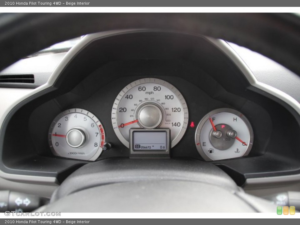 Beige Interior Gauges for the 2010 Honda Pilot Touring 4WD #78246676