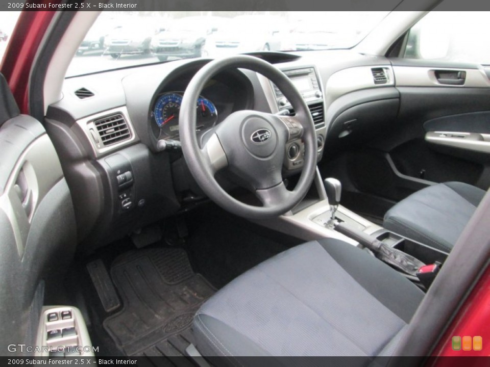 Black Interior Prime Interior for the 2009 Subaru Forester 2.5 X #78246718