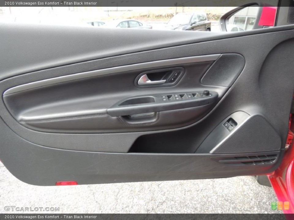 Titan Black Interior Door Panel for the 2010 Volkswagen Eos Komfort #78246799