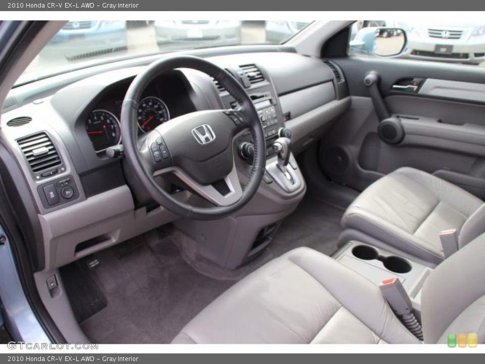 Gray Interior Prime Interior for the 2010 Honda CR-V EX-L AWD #78247060