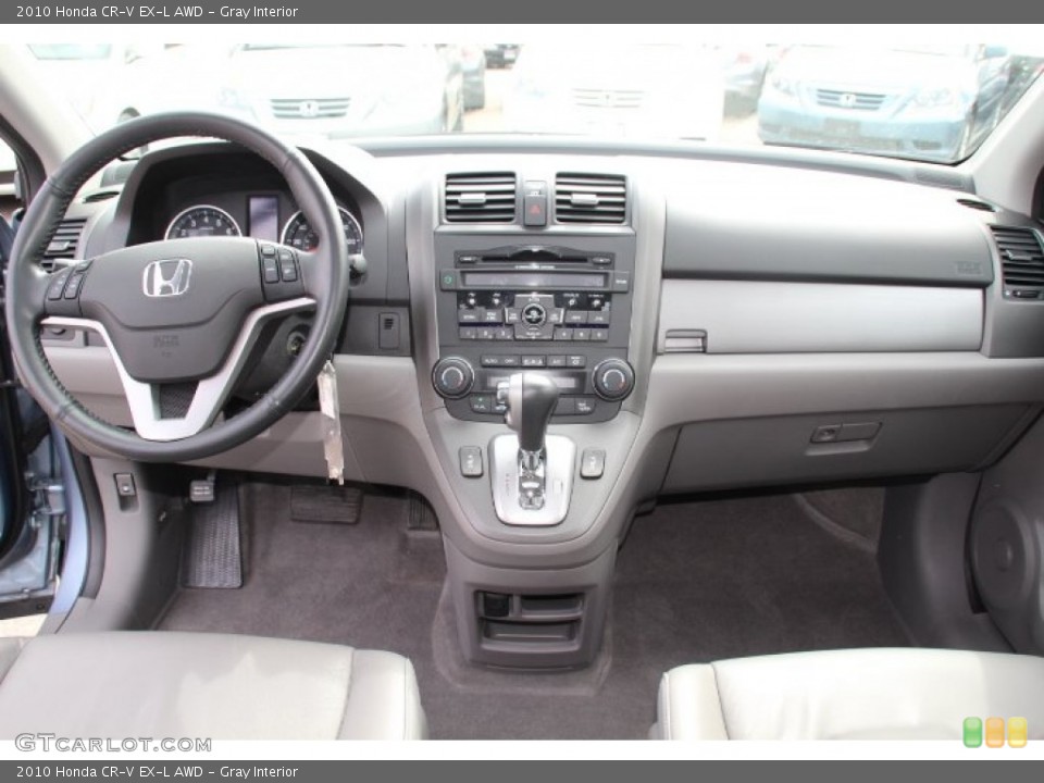 Gray Interior Dashboard for the 2010 Honda CR-V EX-L AWD #78247093