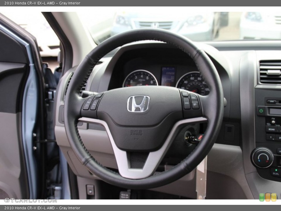 Gray Interior Steering Wheel for the 2010 Honda CR-V EX-L AWD #78247149