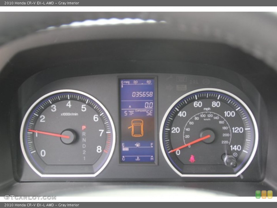 Gray Interior Gauges for the 2010 Honda CR-V EX-L AWD #78247168