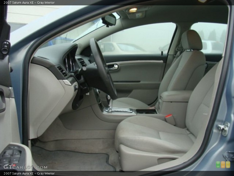 Gray Interior Front Seat for the 2007 Saturn Aura XE #78247695