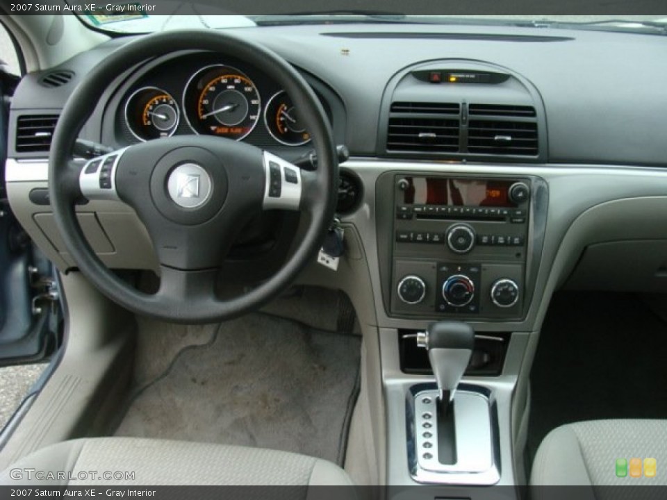 Gray Interior Dashboard for the 2007 Saturn Aura XE #78247714