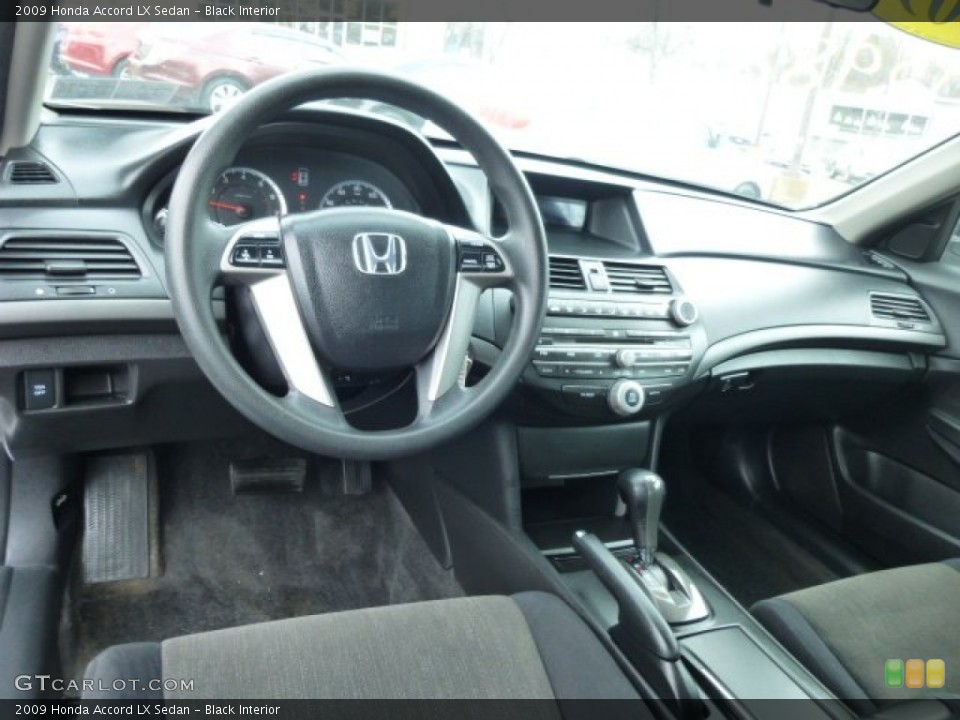 Black Interior Dashboard for the 2009 Honda Accord LX Sedan #78247744