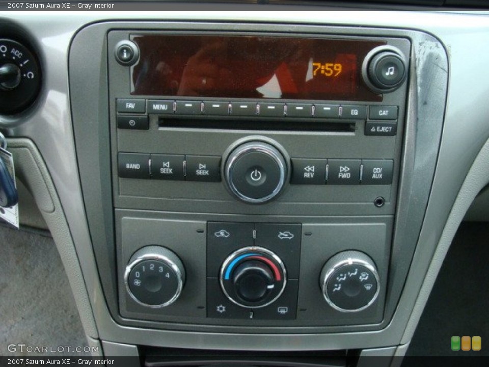 Gray Interior Controls for the 2007 Saturn Aura XE #78247768