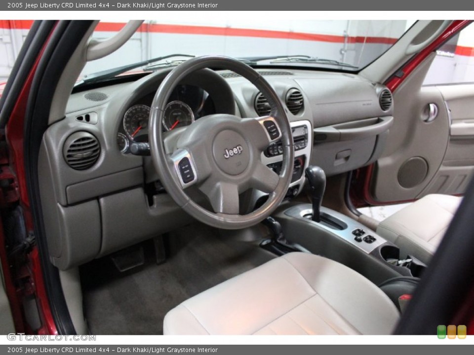 Dark Khaki/Light Graystone Interior Photo for the 2005 Jeep Liberty CRD Limited 4x4 #78247831