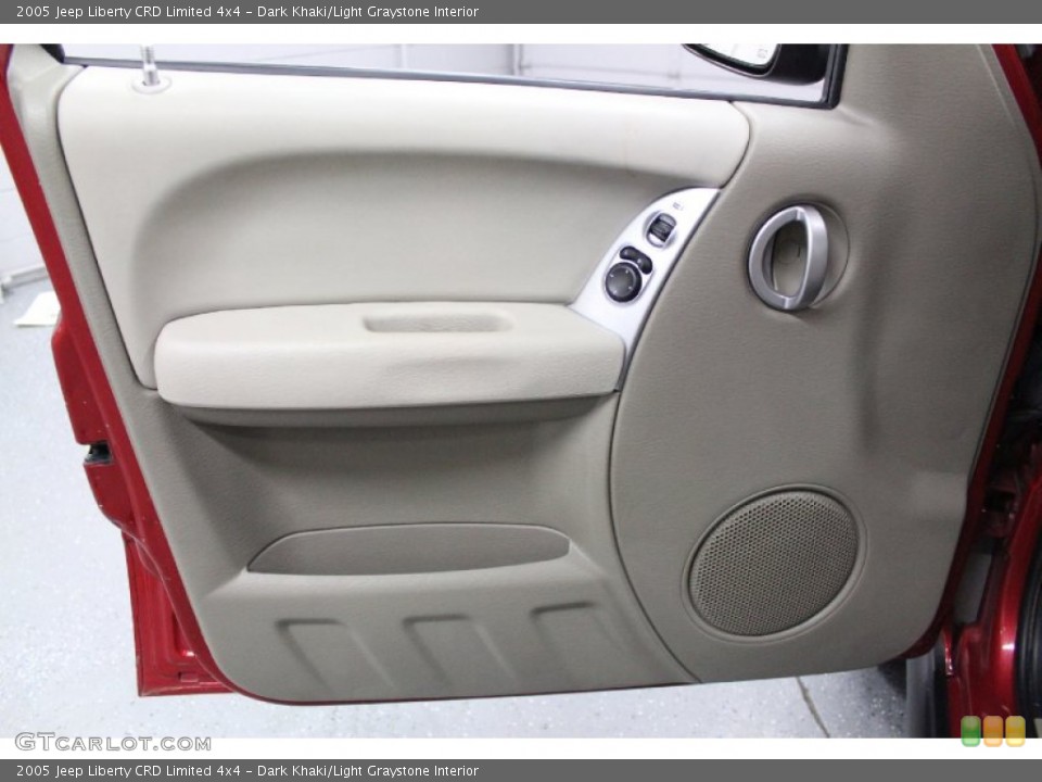 Dark Khaki/Light Graystone Interior Door Panel for the 2005 Jeep Liberty CRD Limited 4x4 #78247849