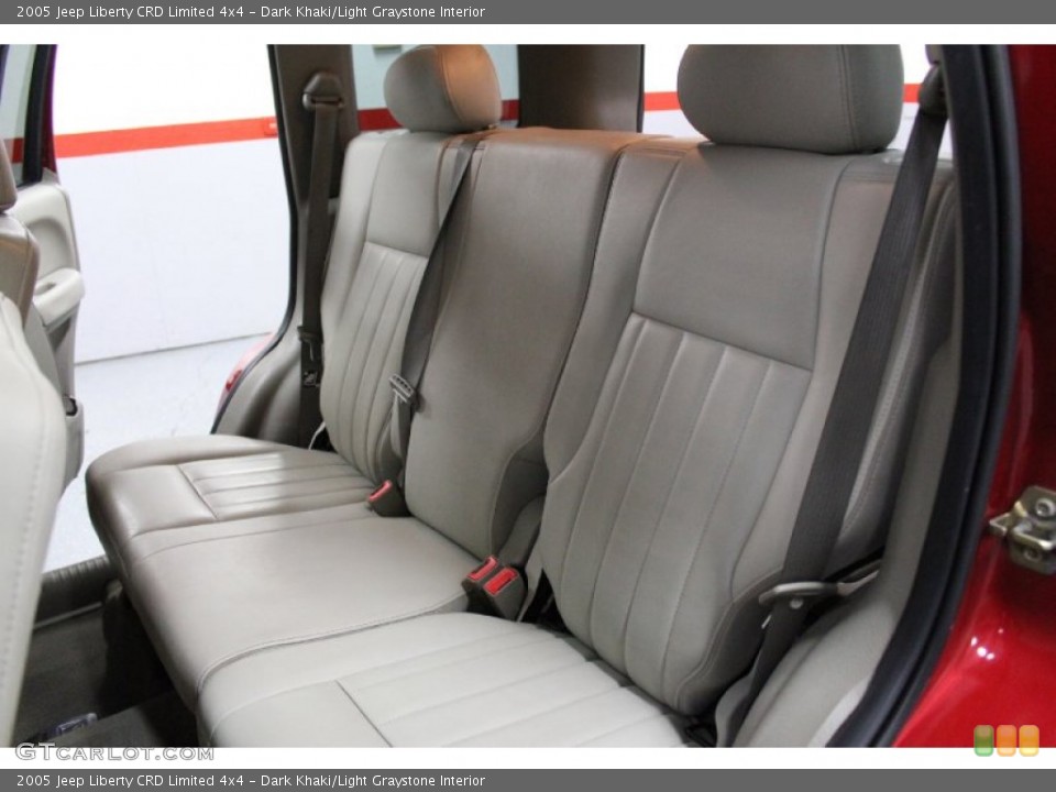 Dark Khaki/Light Graystone Interior Rear Seat for the 2005 Jeep Liberty CRD Limited 4x4 #78247978
