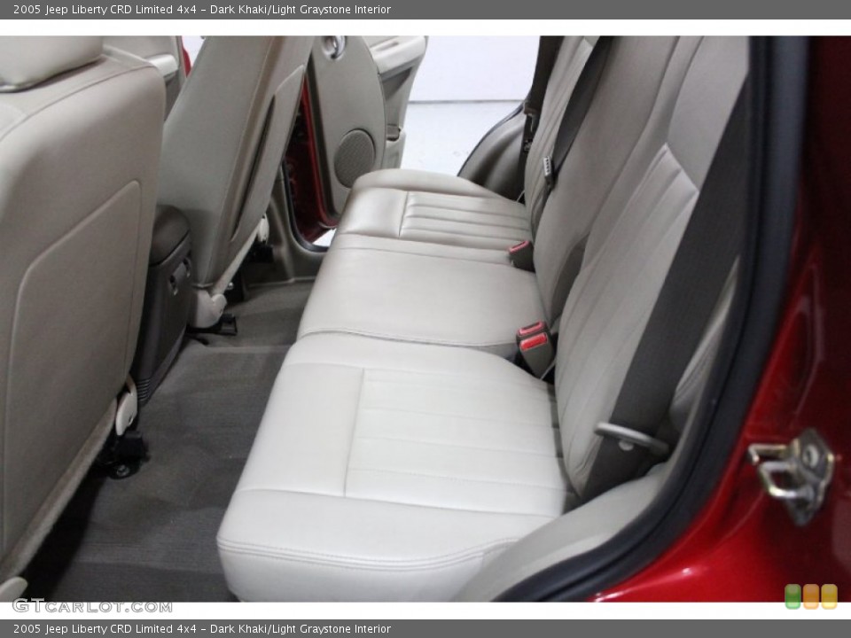 Dark Khaki/Light Graystone Interior Rear Seat for the 2005 Jeep Liberty CRD Limited 4x4 #78247998