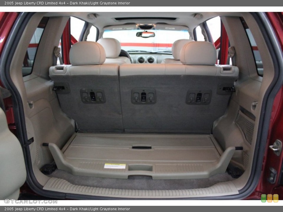 Dark Khaki/Light Graystone Interior Trunk for the 2005 Jeep Liberty CRD Limited 4x4 #78248114