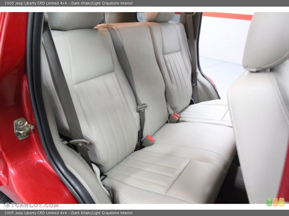 Dark Khaki/Light Graystone Interior Rear Seat for the 2005 Jeep Liberty CRD Limited 4x4 #78248141