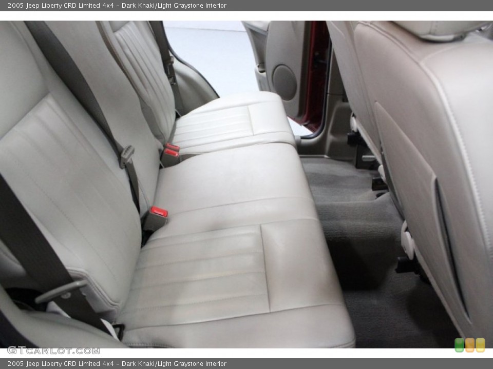Dark Khaki/Light Graystone Interior Rear Seat for the 2005 Jeep Liberty CRD Limited 4x4 #78248161