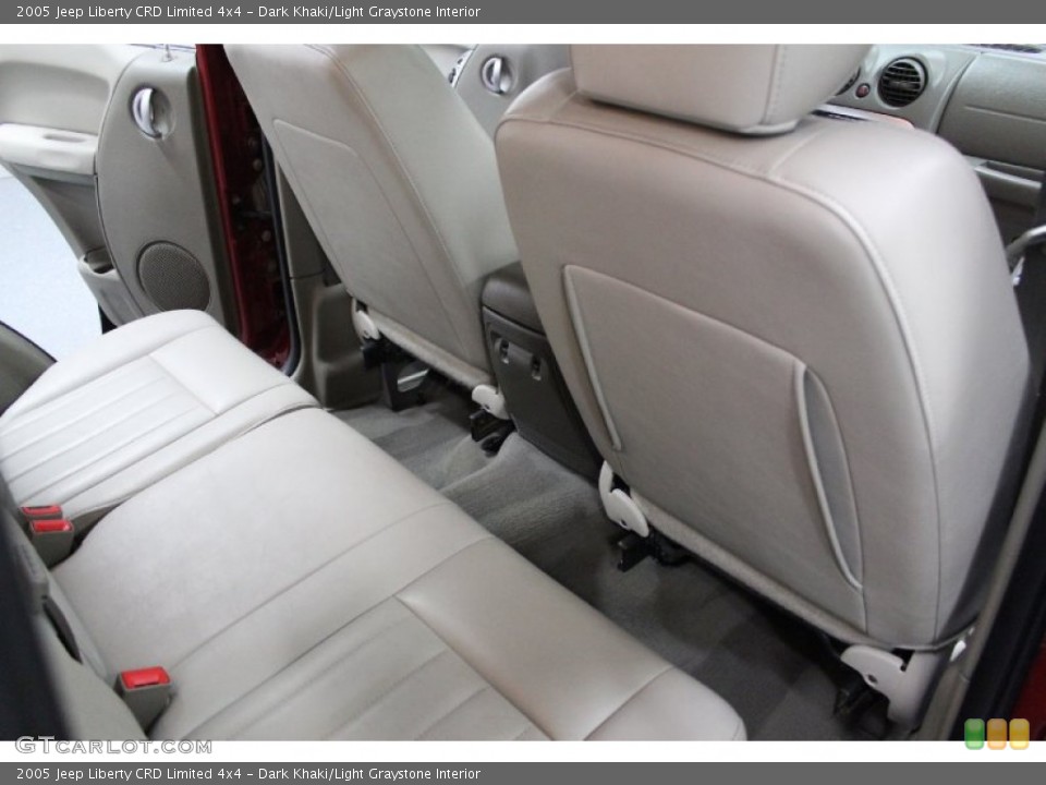 Dark Khaki/Light Graystone Interior Rear Seat for the 2005 Jeep Liberty CRD Limited 4x4 #78248182