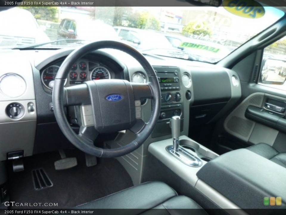Black Interior Prime Interior for the 2005 Ford F150 FX4 SuperCab 4x4 #78248192