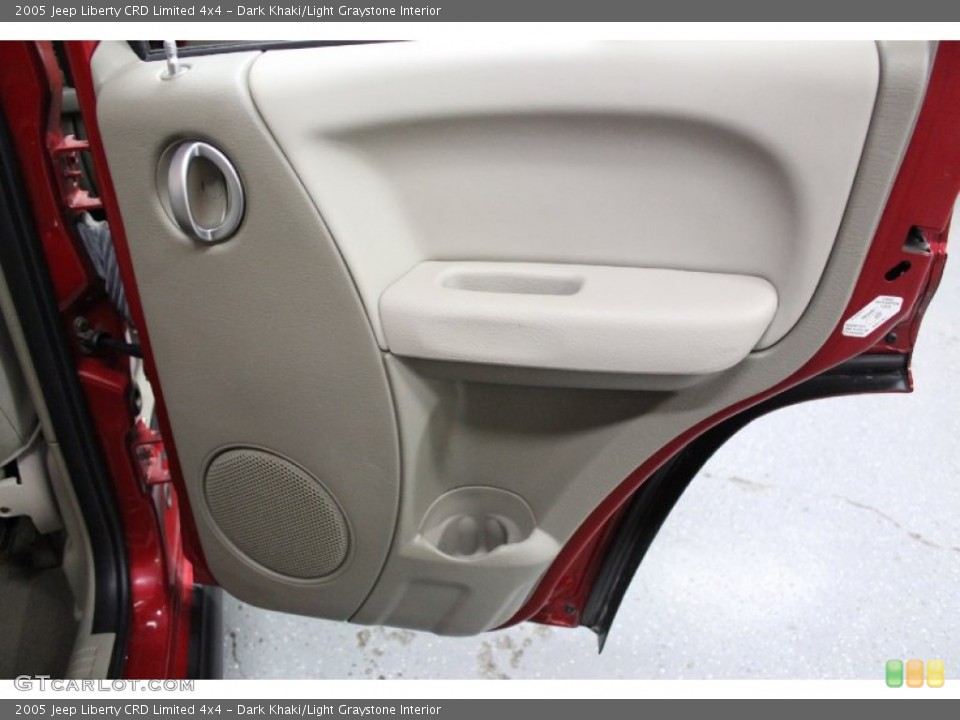 Dark Khaki/Light Graystone Interior Door Panel for the 2005 Jeep Liberty CRD Limited 4x4 #78248207