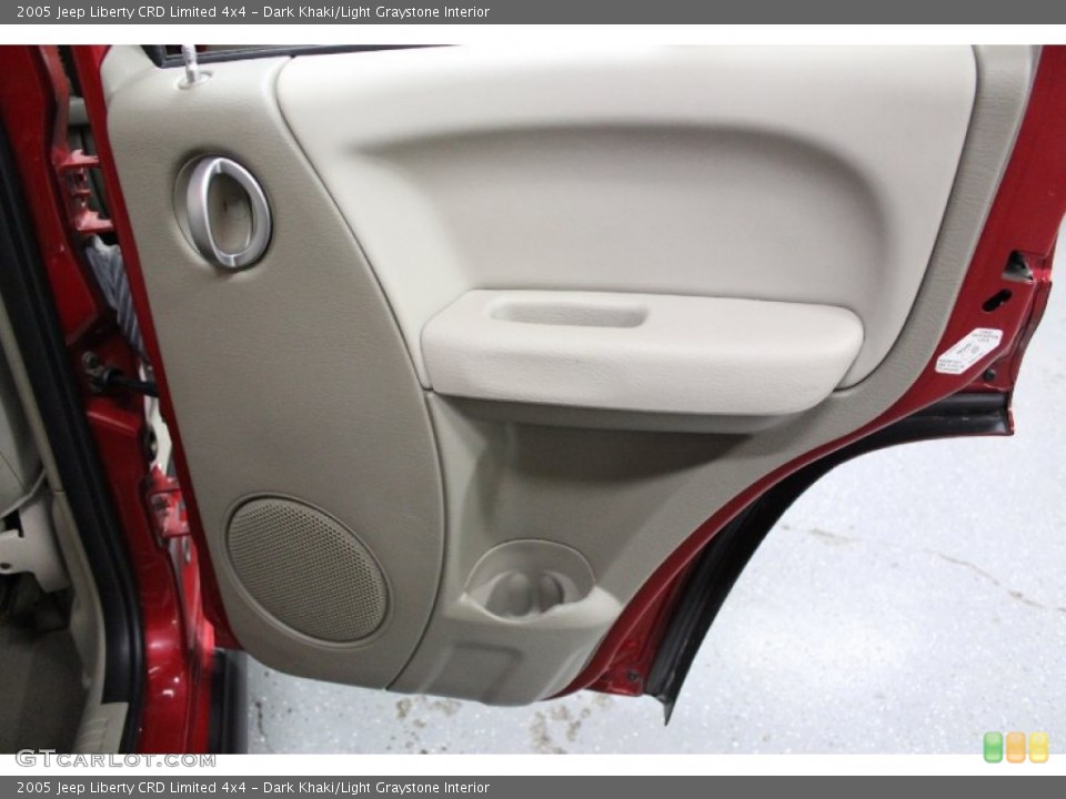 Dark Khaki/Light Graystone Interior Door Panel for the 2005 Jeep Liberty CRD Limited 4x4 #78248207